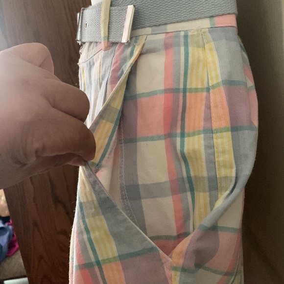 Best American clothing capris square multicolor size 7/8 100%cotton gently used - Picture 6 of 11